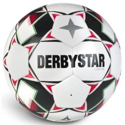 Wedstrijd Bal Derbystar Tempo APS Classic Wit/Zwart/Rood - Maat 5