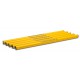 Slalom stangen 25mm - 50 cm (Geel)