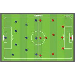 Magnetisch Coachbord Voetbal 60x45cm