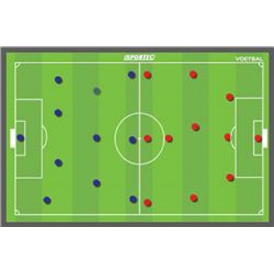 Magnetisch Coachbord Voetbal 46x30cm