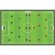 Magnetisch Coachbord Voetbal 60x45cm